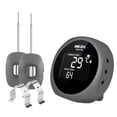 thumbnail image 1 of MEIH Wireless Barbecue Thermometer Support Meat Addition 6 Sockets APP Remote Control Alarm Timer Magnet with 2 Probes and Clips, 1 of 9