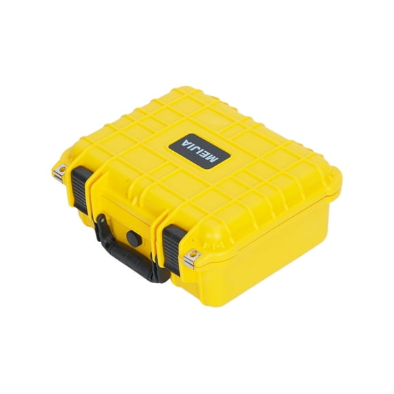 MEIJIA Portable All Weather IP67 Waterproof Hard Case with Customized Fit Foam,Yellow,13.35 x11.63x5.98inches