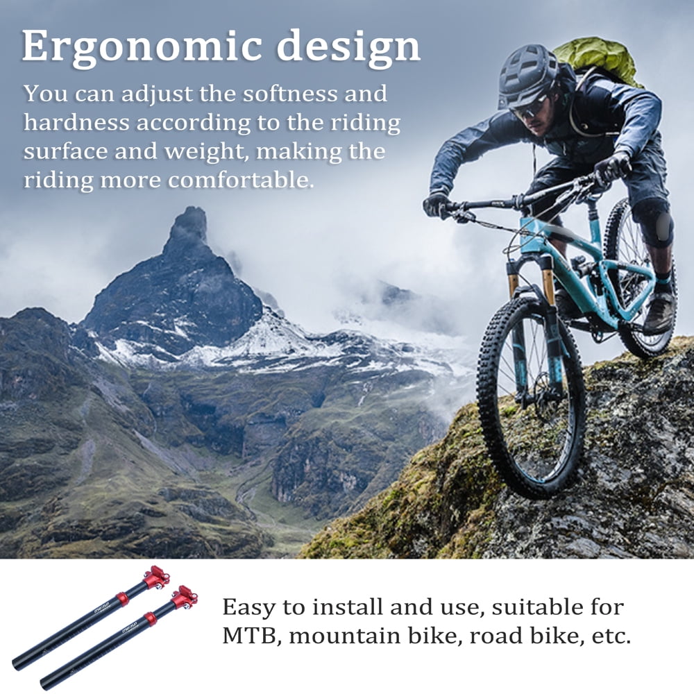 MEIJUN MTB Bike Suspension Seatpost Aluminum Alloy Damping Seat Post