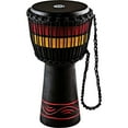 thumbnail image 1 of MEINL African Style Fire Rhythm Series Rope Tuned Wood Djembe 10 in. Black, 1 of 2