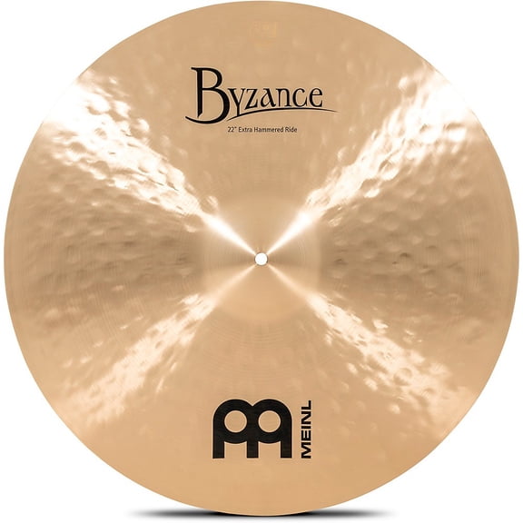 MEINL Byzance Traditional Extra Hammered Ride Cymbal - 22 in.