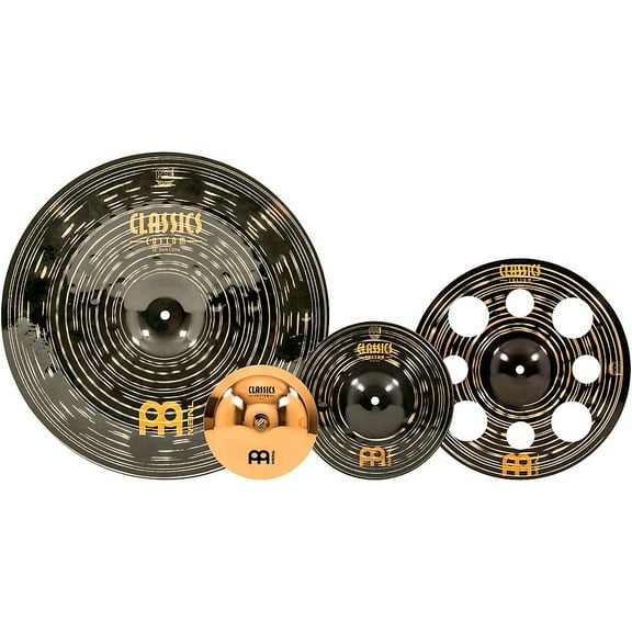 MEINL Classics Custom Dark Effects Cymbal Pack With Free 8" Brilliant Bell