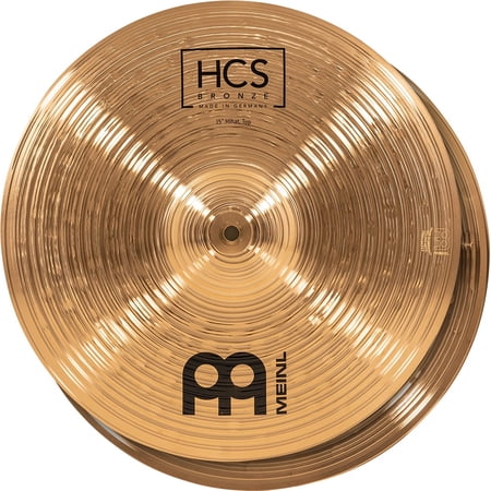MEINL HCS Bronze Hi-Hat Cymbals 15 in.