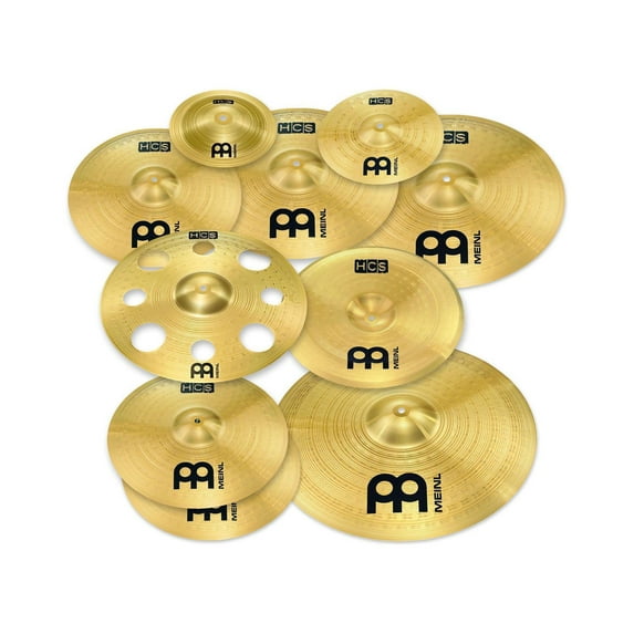 MEINL HCS-SCS1 Ultimate Complete Cymbal Set Pack With Free 16" Trash Crash