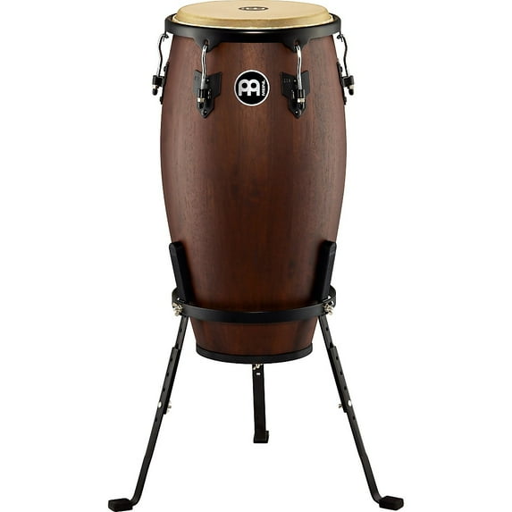MEINL Headliner Designer Wood Conga with Basket Stand Vintage Wine Barrel 12-in.