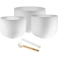 thumbnail image 1 of MEINL Sonic Energy 3-Piece Crystal Singing Bowl Set, A4/F4/D4, 432 Hz, 1 of 1