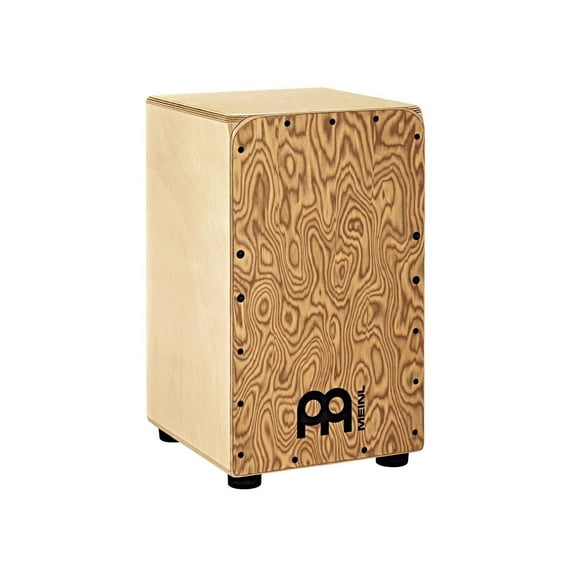 MEINL Woodcraft Series String Cajon with Makah Burl Frontplate Makah Burl