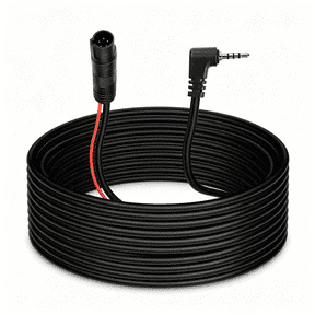 MEIRYFA 5 Pin Dash Cam Cable Rear View Camera Wire 5 Pin Male to 2.5mm Male Plug Car Backup Camera Reverse Mirror Extension Cord for Trucks,RV,Bus (32.8FT)