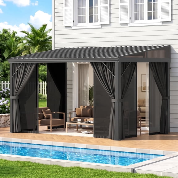 Eyisean 10 PCS Galvanized Metal Roofing Panels Set, Heavy Duty ...