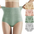 thumbnail image 1 of MEIYATING Women's Cotton High Waist Panties - Tummy Control Briefs, 4 Pack, 1 of 5