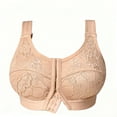 thumbnail image 1 of MIOTAN Women's Plus Size Bras No Underwire Non-Padded Bras with Front Closure,Adjustable shoulder straps for Everyday Curvy Women Friendly Bras, Comfortable Lingerie, 1 of 4