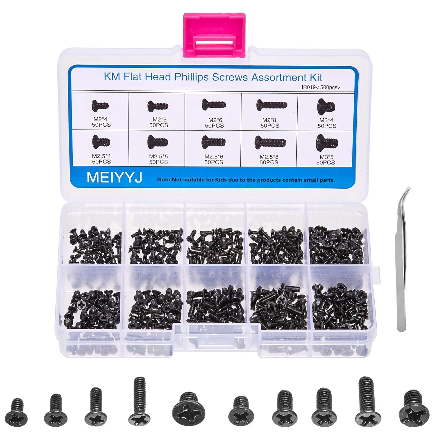 MEIYYJ 500pcs M2 M2.5 M3 Laptop Notebook Computer Replacement Screws Kit,  PC Flat Head Phillips Screw Assortments, Countersunk SSD Electronic Repair  Accessories for DELL Samsung IBM HP Toshiba Black 