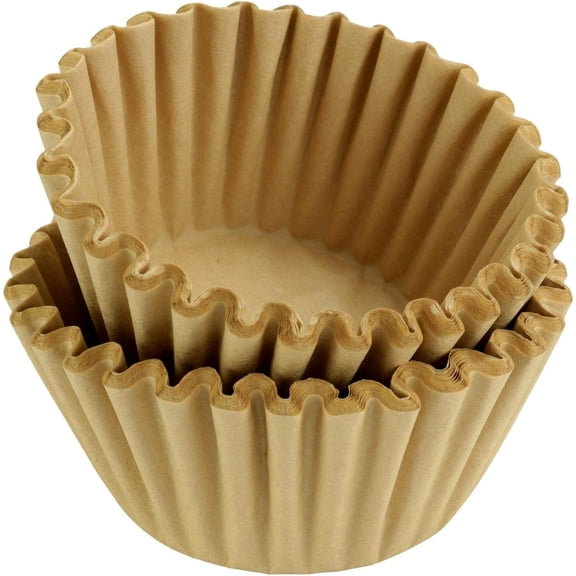 MEKBOK 8-12 Cup Basket Coffee Filters (Natural Unbleached, 200)