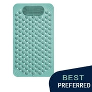 MEKBOK Bath and Shower Mat, Massage Foot pad, Foot wash pad, Machine Washable Bathroom Bath Mat (Light Green)
