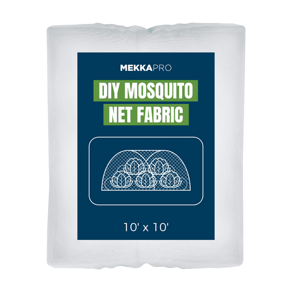 MEKKAPRO Large Mosquito Bug Screen Netting, 10ft x 10ft (0.46 lbs), Garden Netting for Plants Barrier Insect