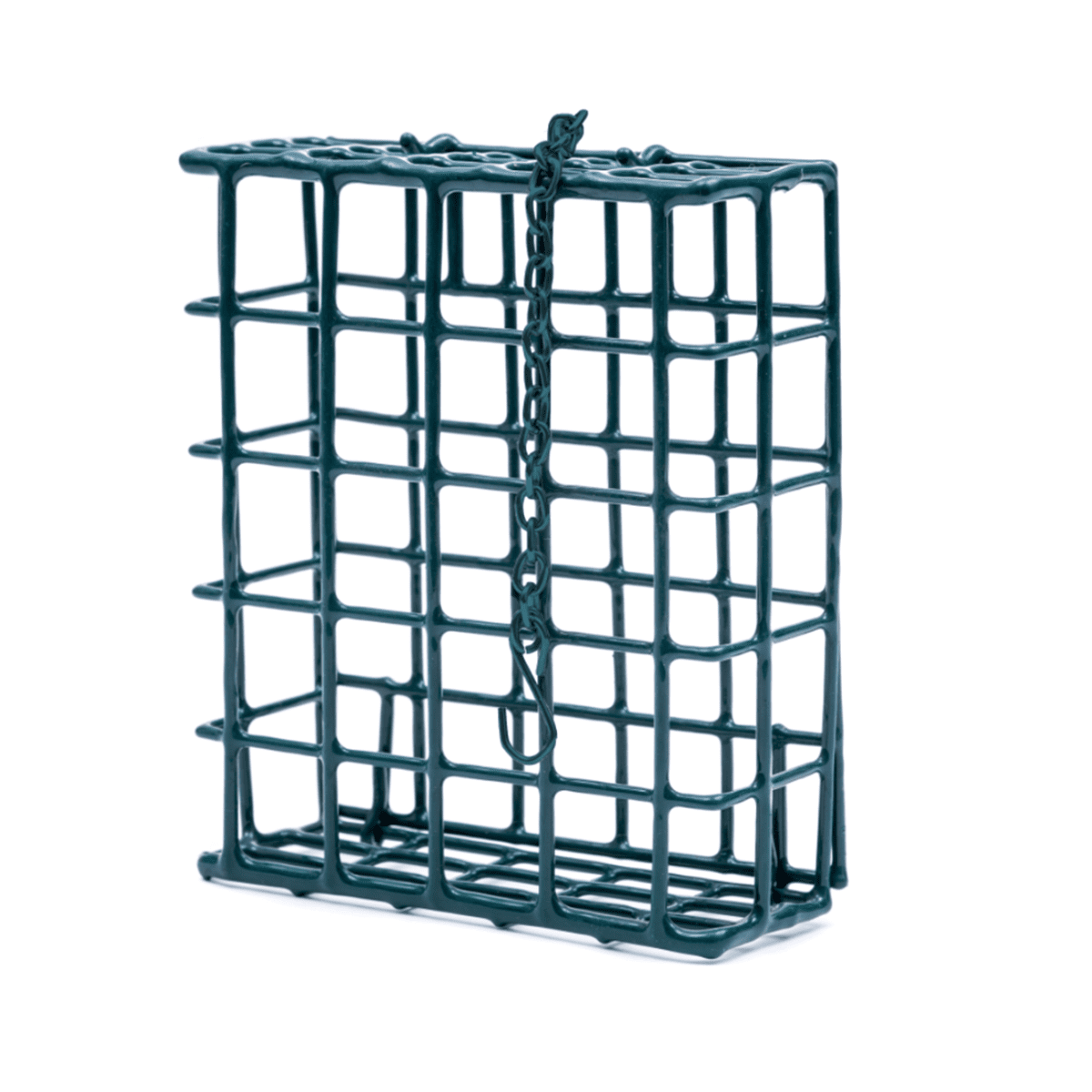 MEKKAPRO Suet Feeder with Hanging Metal Roof, (Single)