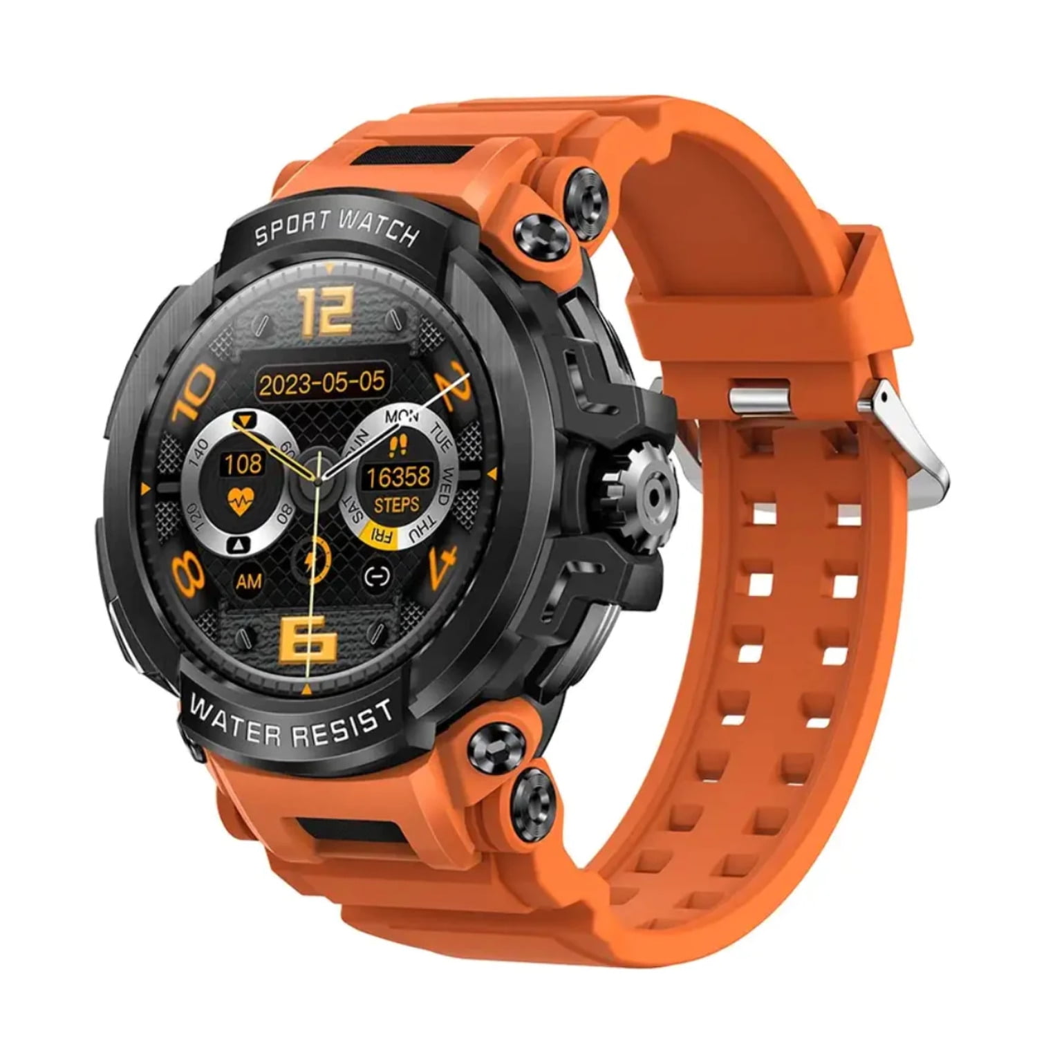 MELANDA 1.39 Inch HD Bluetooth Call Smart Watch Men Sports Fitness Tracker  Heart Monitor 400mAh Smartwatch For Android IOS K56
