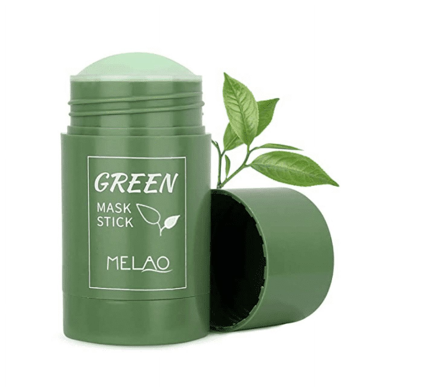 MELAO Green Tea Mask Stick, Moisturized face, Deep Clean Clay Facial For All Type Of Skin. 1.35