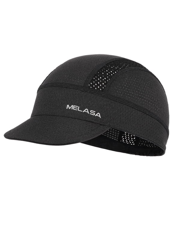 Baseball Cap, Cooling Mesh Trucker Caps Helmet Liner with Sun Visor, Flat Brim Hats for Men Women(Black)