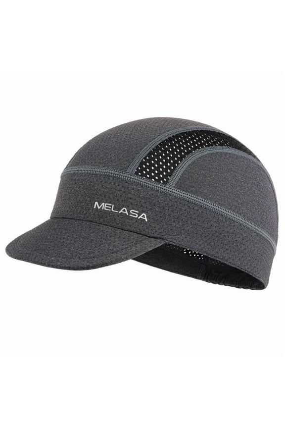 Baseball Cap, Cooling Mesh Trucker Caps Helmet Liner with Sun Visor, Flat Brim Hats for Men Women(Gray)