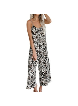 Cheetah print overall dress deals