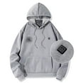 thumbnail image 1 of MELDVDIB Mens Heated Hoodies USB-Powered Electrical Heating Hooded Sweatshirt with 5 Adjustable Heating Zones Warm Outdoor Winter Wear, 1 of 9
