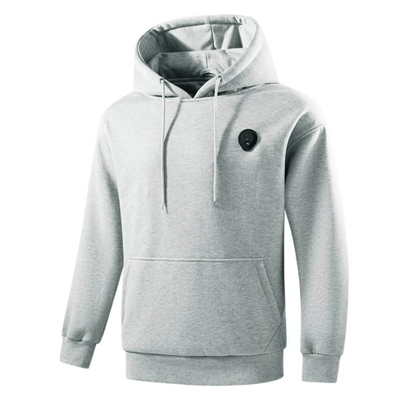 MELDVDIB Mens Heated Hoodies USB - Powered Electrical Heating Hooded Sweatshirt with Five Adjustable Heat Zones Warm Outdoor Winter Wear