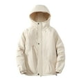 thumbnail image 1 of MELDVDIB Mens Quilted Coat Zip-Up Puffer Light Weight Solid Color Hooded Jacket Winter Long Sleeve Lounge Outwear Tops with Pocket, 1 of 7