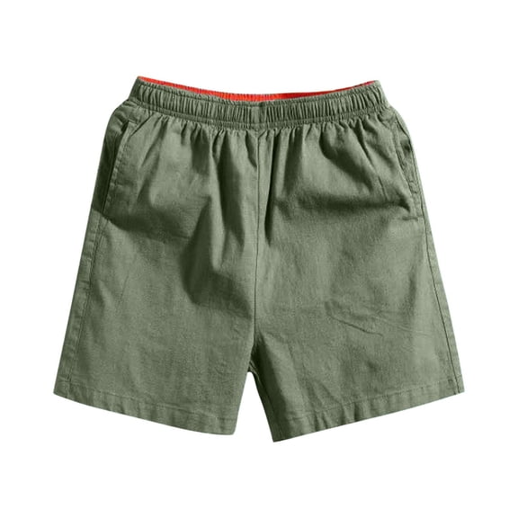 MELDVDIB Mens Shorts Elastic Waist Comfy Loose Daily Wear Fashion Casual Summer Vacation Outdoor Beach Shorts with Pocket