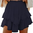 thumbnail image 1 of MELDVDIB Skirts for Womens High Waisted Ruched Tiered Skirts Mini Dress Boho Flowy Going Out Summer Cute Tennis Skirts, 1 of 5