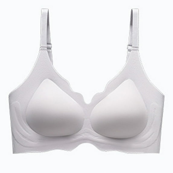 MELDVDIB Womens Full Coverage Fixed Cup Bras Adjustable Straps Soft Smoothing Lightweight Comfort Daily Bralette