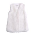thumbnail image 1 of MELDVDIB Womens Fuzzy Fleece Vest Coat Open-Front Solid Color Fall Winter Jacket Warm Sleeveless Outerwear Tops, 1 of 4