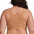 thumbnail image 1 of MELENECA Female Front Closure Wirefree Posture Bra for Women Taupe 42D, 1 of 6