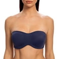 thumbnail image 1 of MELENECA Strapless Bra Minimizer with Underwire for Women Blue 34C, 1 of 3