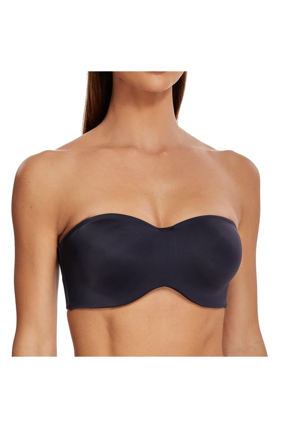 Strapless Bra Minimizer with Underwire for Women Navy Blue 30B