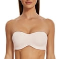 thumbnail image 1 of MELENECA Strapless Bra Minimizer with Underwire for Women Soft Pink 32E, 1 of 4