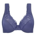 thumbnail image 1 of MELENECA Underwire Front Closure Bras for Women Blue 38C, 1 of 5