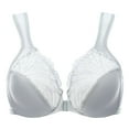 thumbnail image 1 of MELENECA Underwire Front Closure Bras for Women Gray 46G, 1 of 4