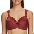 thumbnail image 1 of MELENECA Underwire Minimizer Bra for Women Cabernet Red 38B, 1 of 5