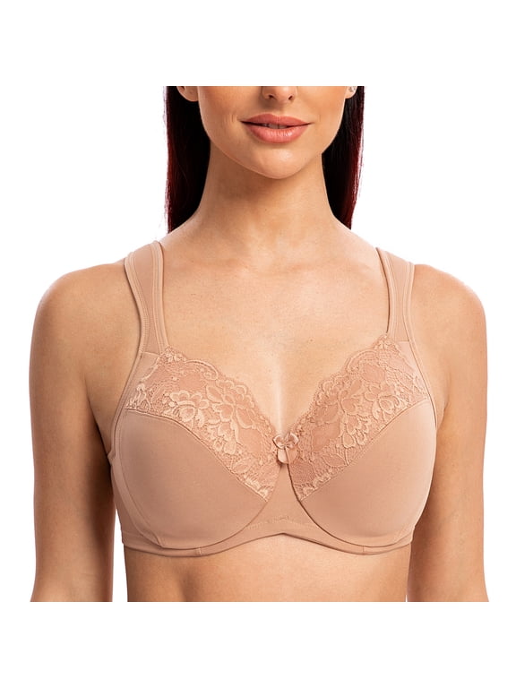 Underwire Minimizer Bra for Women Cappuccino 38E
