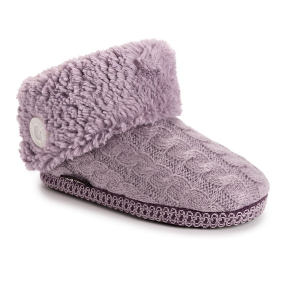 MUK LUKS Womens Melinda Bootie Slippers