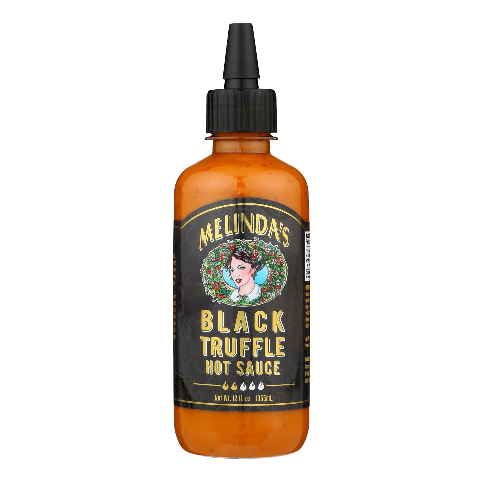 MELINDAS - Savory Black Truffle Hot Sauce - 12 Oz, Case of 6