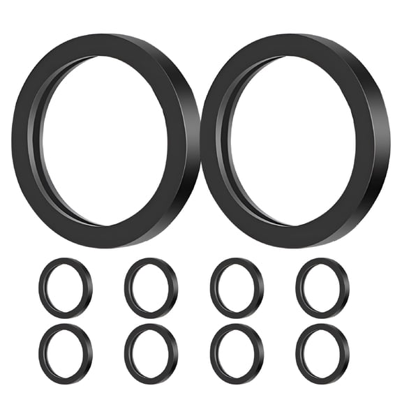 MELIVO 10 Pack Fuel Tank Grommet Replacement, Gas Can Spout Seal O-Ring, Rubber Fuel Can Accessory for Automotive and Truck Spare Tanks, Leak-Proof Spout Seal