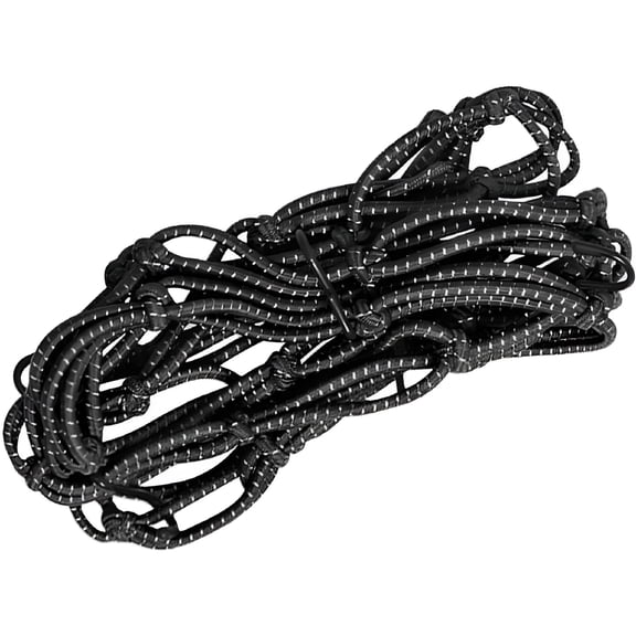 MELIVO 1Set Grey Motorcycle Mesh Net with 6 Hooks Elastic Strong Cargo Organizer for Motorcycle, Scooter, ATV, Bike, Cargo, Helmet, Luggage, Travel, Storage