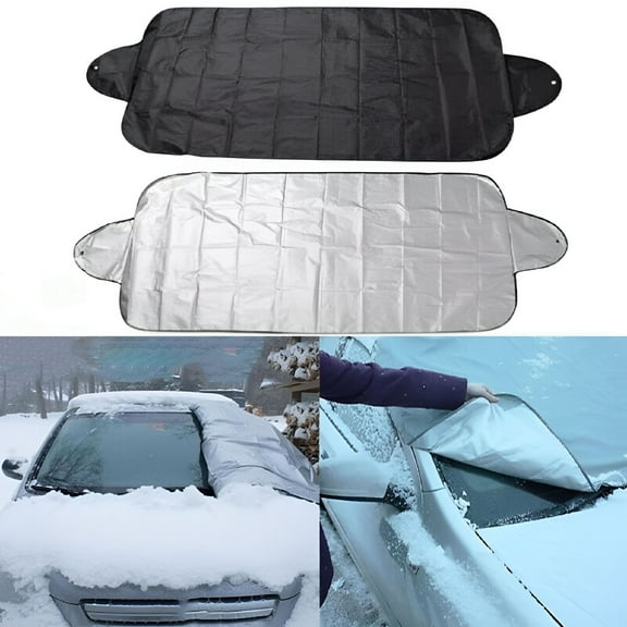 MELIVO Foldable Car Windshield Snow Cover Frost Guard Ice Winter