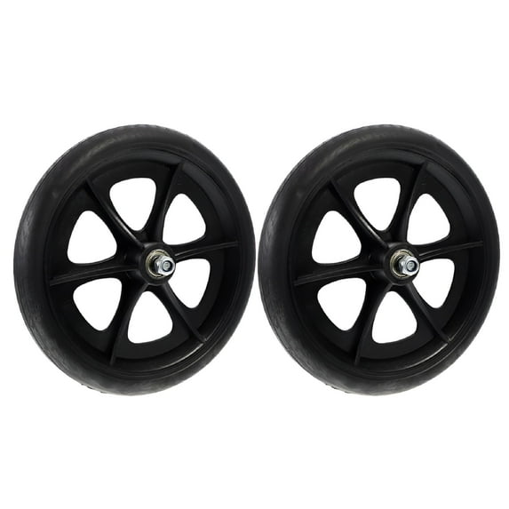 MELIVO 2 Pcs Wheelchair Front Replacement Wheels for Walkers Multifunction Casters Tire
