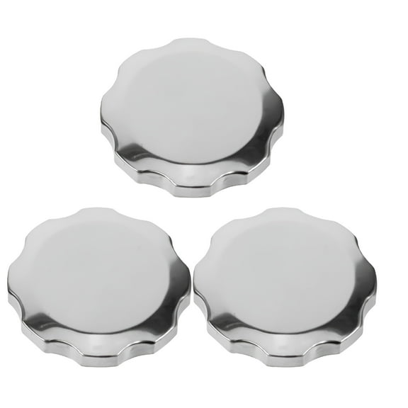 MELIVO 3pcs Universal Fuel Tank Cap 170f168 Gasoline Engine Cap Fuel Cap Replacement For Gas Tank For Mini Bike Fuel Gas Cap Heavy Duty Aluminum Cap