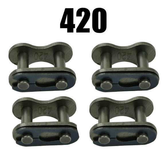 MELIVO 420 Chain Master Connecting Link for ATV Motocross Scooter, 4 Piece