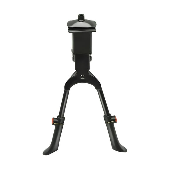 MELIVO Adjustable Bicycle Kickstand, Center Mount Double Leg Bicycle Kickstand, Fits 26"-29" Parking Rack Foot Support Frame