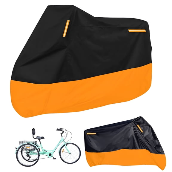 MELIVO Adult Tricycle Cover, Waterproof 3-Wheel Bike Protector